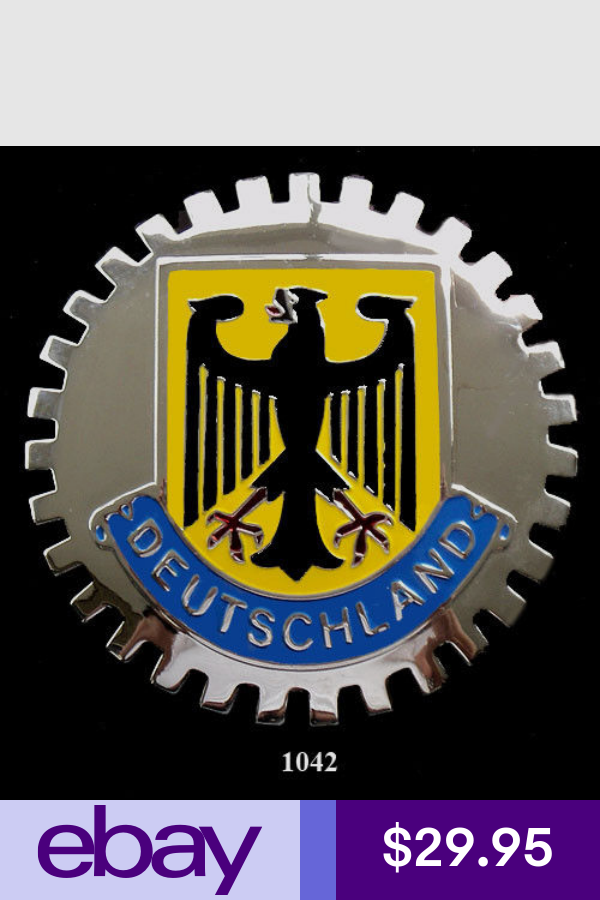 Porsche BMW VW NÜRBURGRING Westfalen Rallye Badge 1960 GRILL BADGE EMBLEM LOGOS