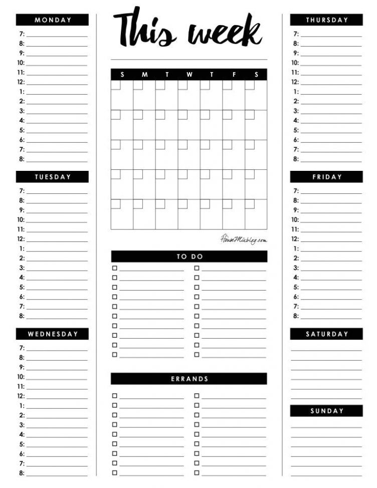 Printable Calendar 2021 January 2021 December 2021 Etsy Weekly Planner Printable Journal Printables Templates Weekly Planner Template calendar 2021 hourly calendar monday through friday