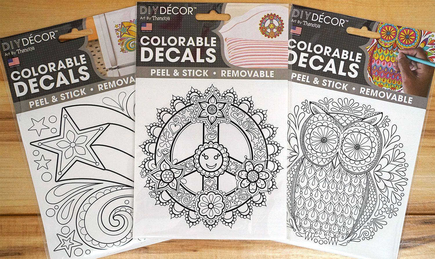 Download Colorable decals from Dollar Tree featuring the art of ...