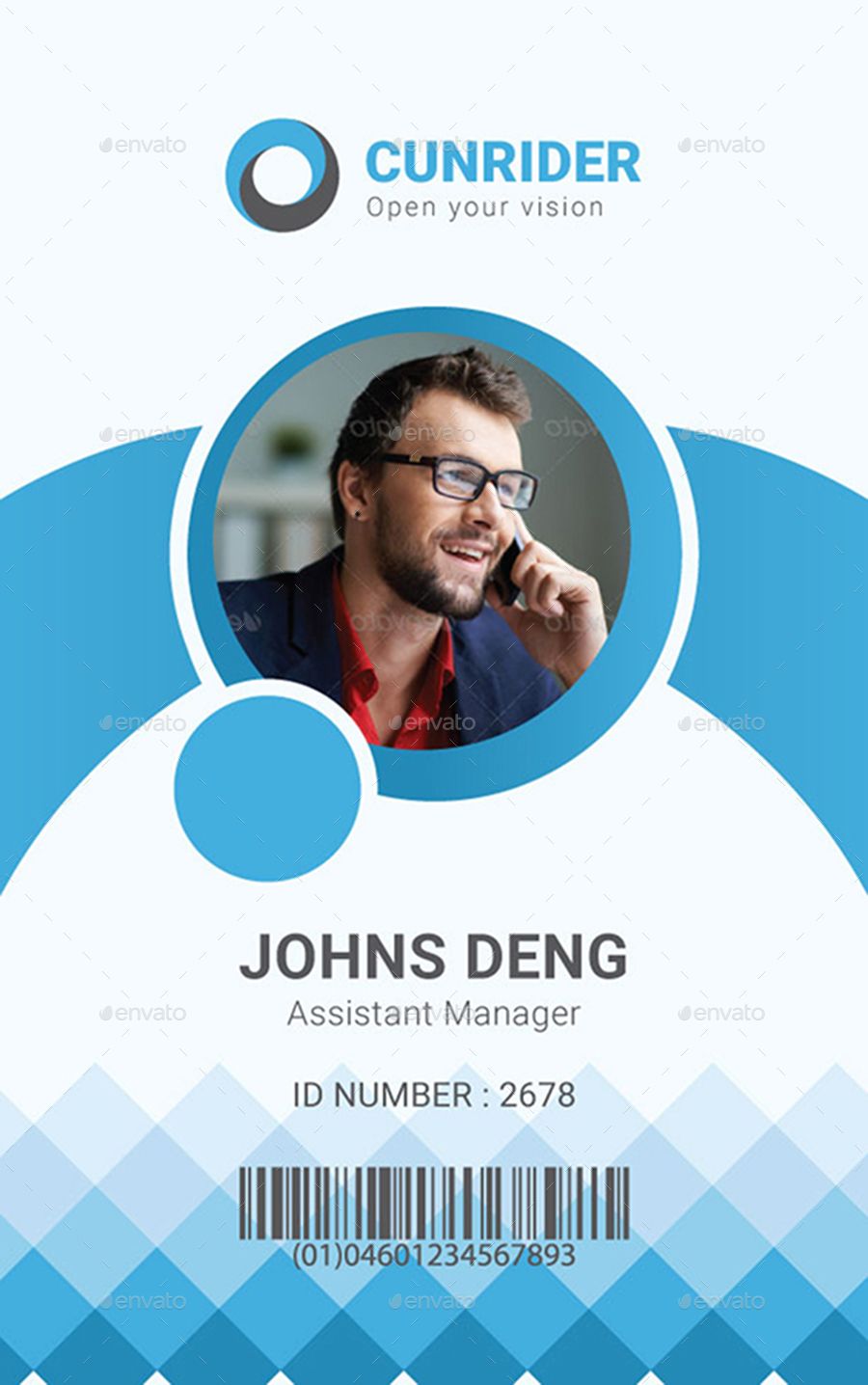 READY TO SHOP Employee id card, Id card template, Corporate id
