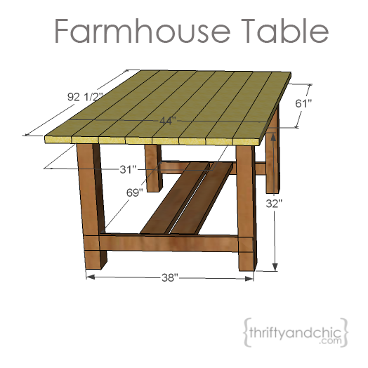 Farmhouse Table Plans From Thrifty And Chic Decor She Also Has A Post On How To Weather New Wood Outdoor - Diy Patio Set Plans Farmhouse Table Plans From Thrifty And Chic Decor She Also Has A Post On How To Weather New Wood Outdoor - Diy Patio Set Plans