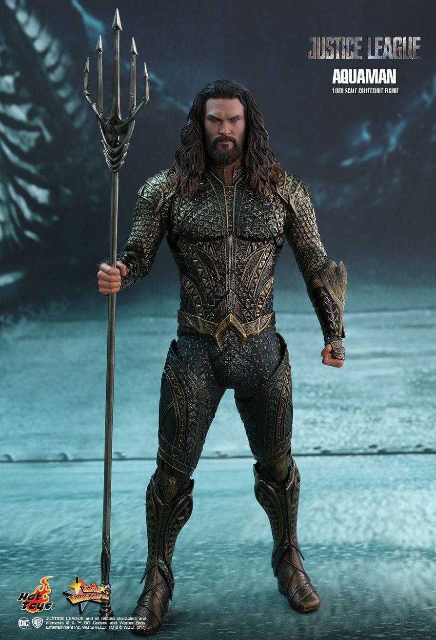 DC Justice League Movie Aquaman Trident Pewter Key Ring Accessory