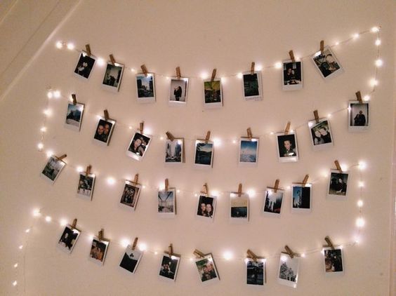 Light up your house with garlands. LightsLuminous sheets #Interior#decoration #fairylights