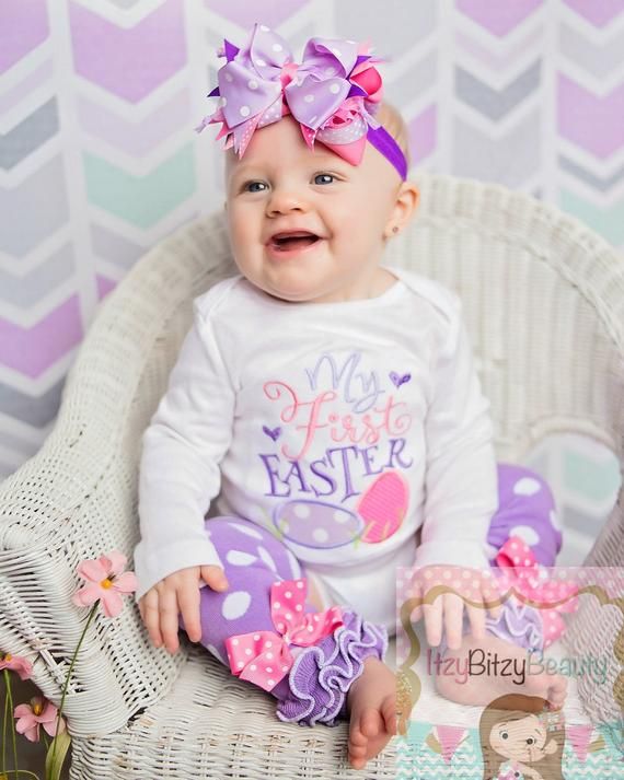 My First Easter Bunny Black Bodysuit Pink Bling Sequins Girl Baby Dress NB-18M