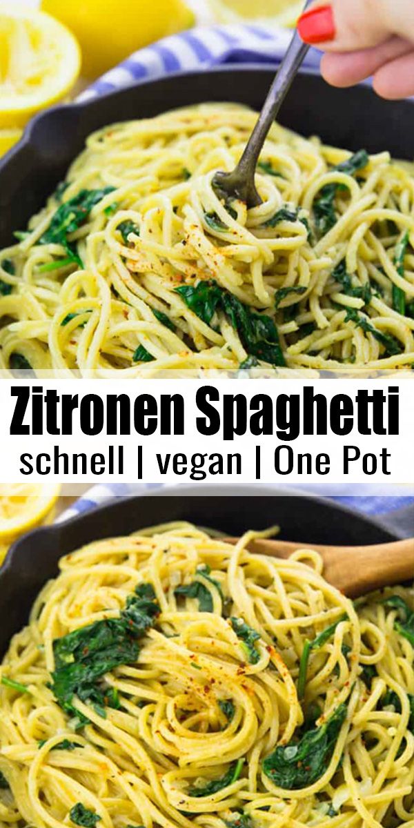 Zitronen Spaghetti #dishesfordinner