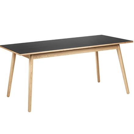 Poul M Volther 8 Pers Spisebord C35c Eg Sort Linoleum Poul M Volther 8 Pers Spisebord C35c Eg Sort Linoleum Fdb Møbler Langstrakt Designerglæde