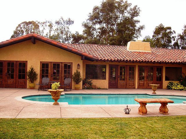 Lime Paint Hacienda Style Santa Barbara Area Info