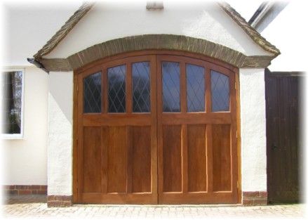 timber side hinged garage door with leaded windows | House ... timber side hinged garage door with leaded windows | House ...