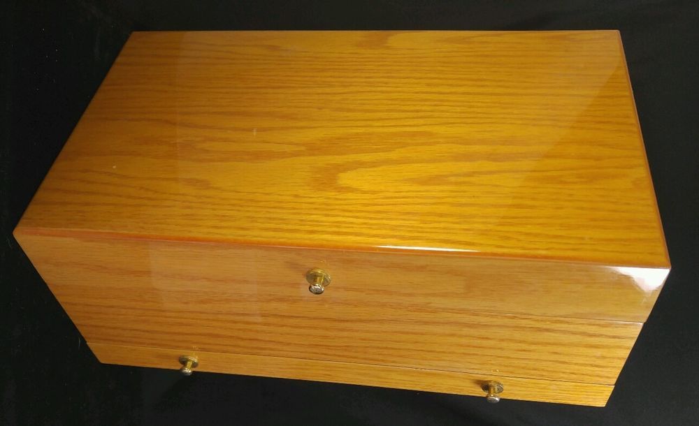 Jewelry Organizer Large Solid Wood Box Lori Greiner Safekeeper Mirror Drawer Lorigreiner Drawers Boxes Jewelry Organizer Large Solid Wood Box, Safekeeper Footed Mirror Jewelry Cabinet