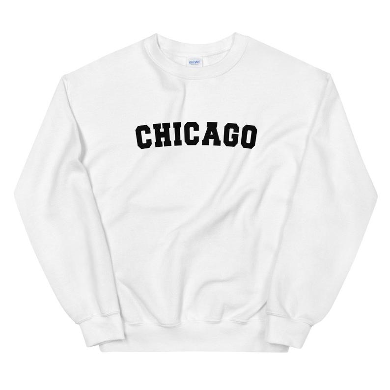 Crewneck Woman Sweatshirt Chicago Pretty Ladies Sweatshirts Etsy