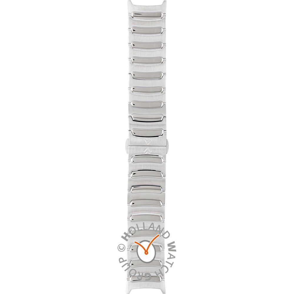 Dit Skagen horlogebandje is gemaakt van metaal en wordt aan het horloge bevestigd door middel van steel pins. De band heeft een breedte van 23 mm en wordt gesloten door middel van een vlindersluiting met drukknoppen. De band heeft geen rechte aanzet wat betekent dat deze band alleen geschikt is voor de horloges die hieronder worden vermeld. Skagen, Straps, Power, Pins, Products, Gadget