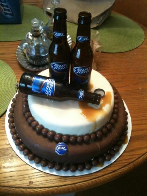 Bud light birthday cake! 