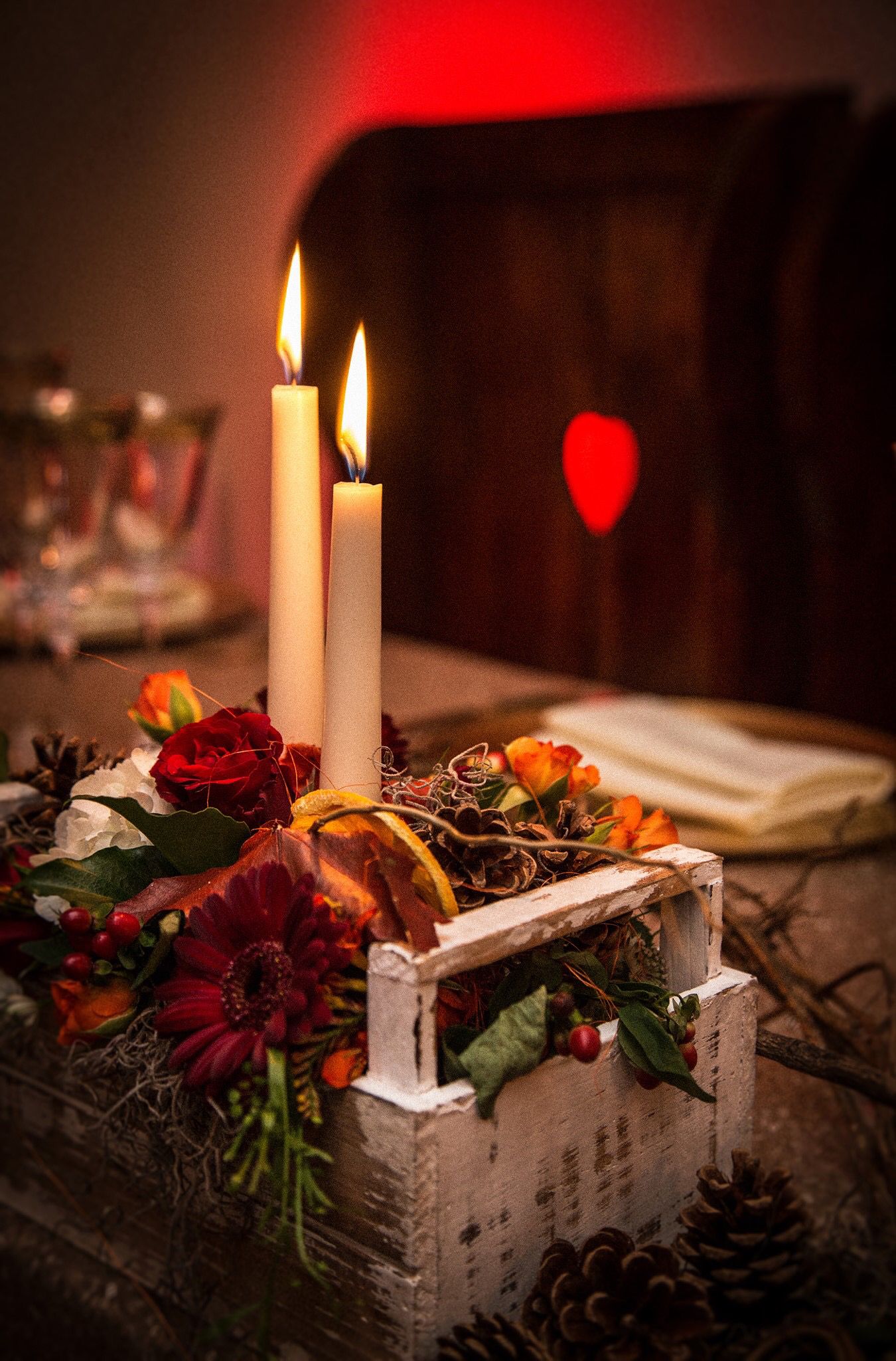 www.thegreathallatmains.co.uk | Top table decor | Rust and ...