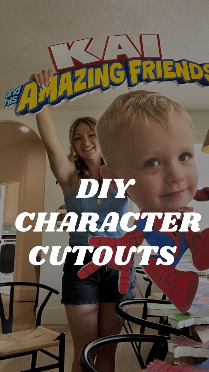 Every Mom Needs this Birthday Party Hack! (DIY Character Cutouts)
