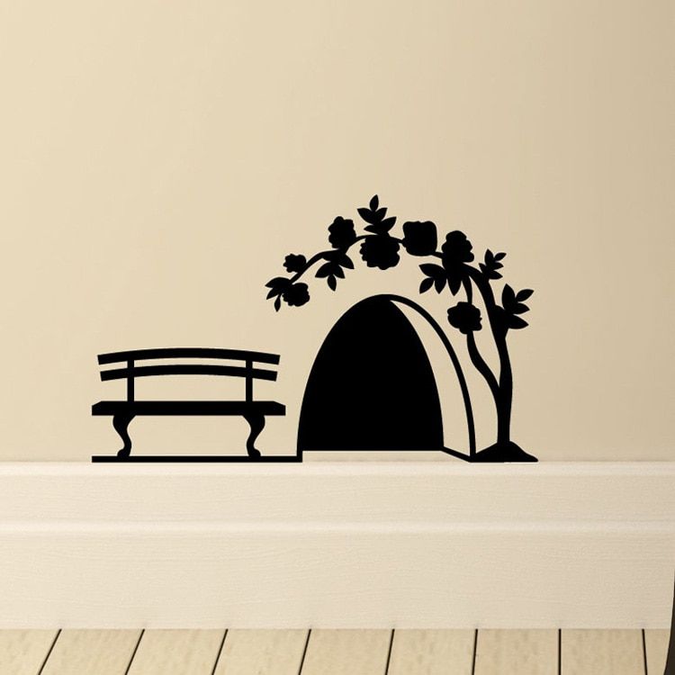 Cartoon Decals Decorative Stickers Mouse Hole Wall Murals PVC Wall Stickers