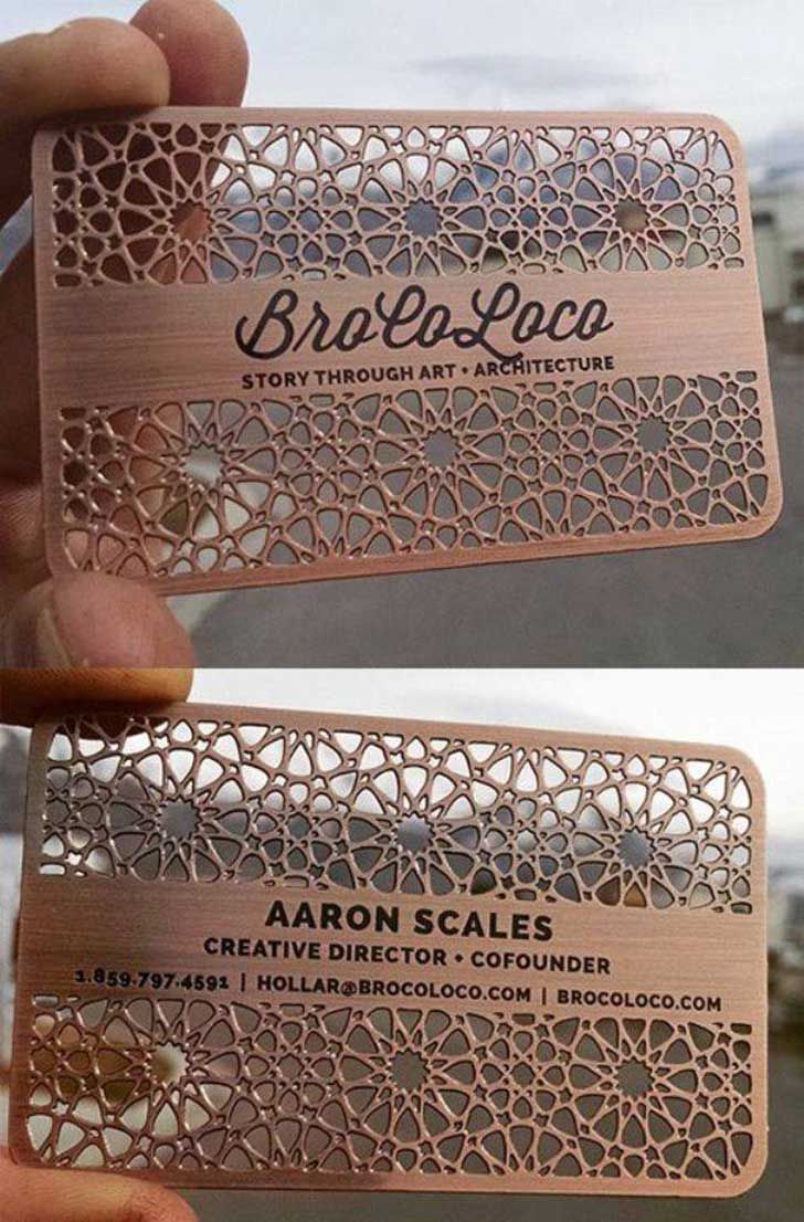20 tarjetas de presentación poco convencionales que no podrían ser