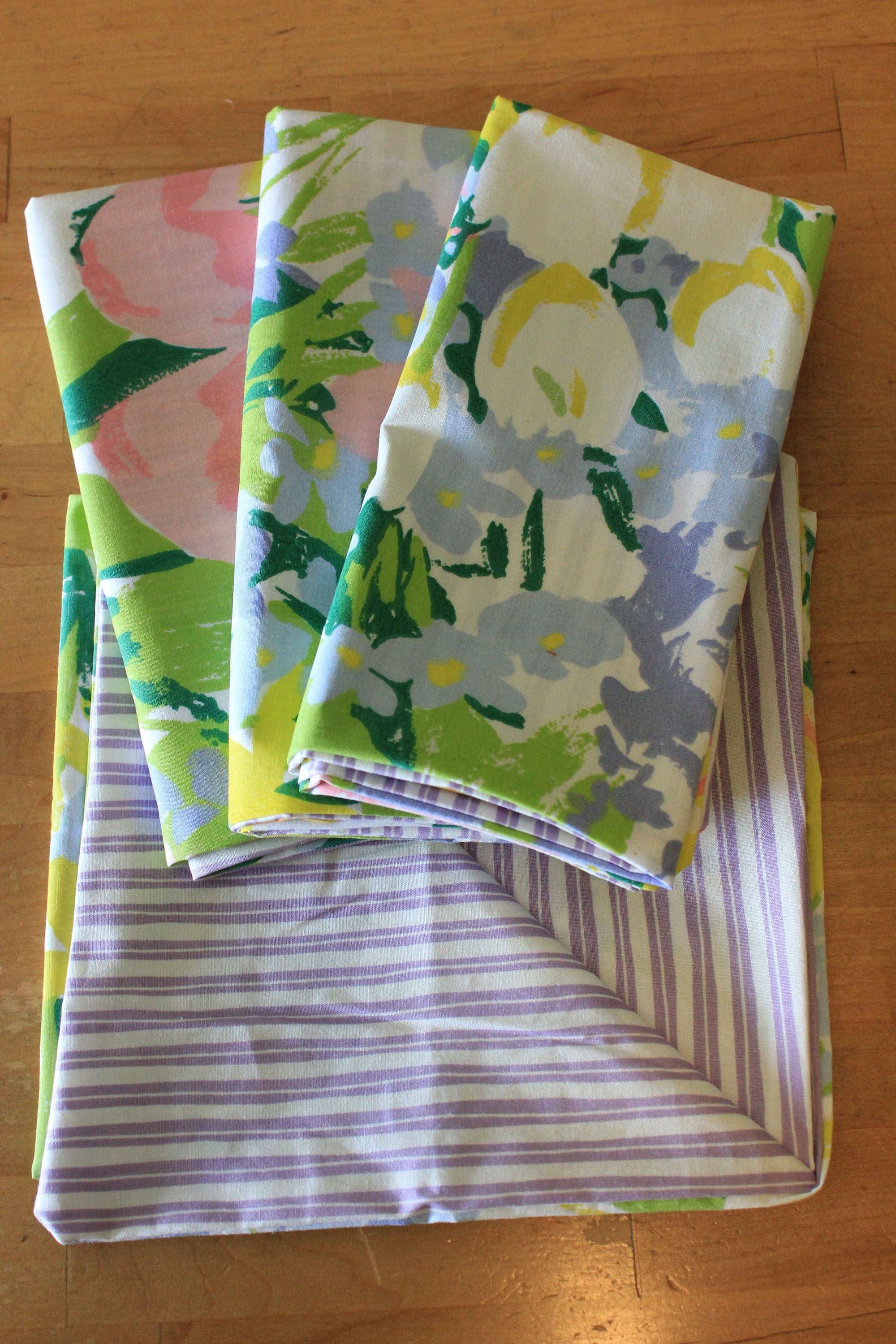Lily style reversible cloth dinner napkin set/reusable Preppy napkins