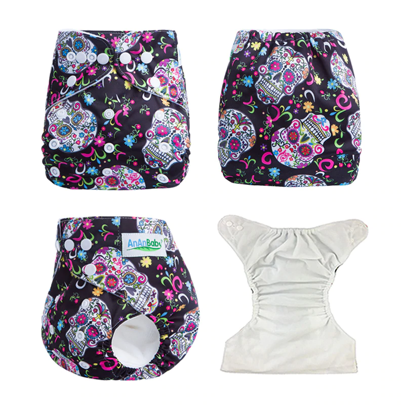 Ananbaby Azucar Craneo Lavable Pano De Bebe Panal Cubierta Impermeable Bebe Panales Reutilizable Pano Panal Traje 0 2anos Panales Bebe Panales Panales De Tela Ananbaby Azucar Craneo Lavable Pano De Bebe Panal Cubierta Impermeable Bebe Panales Reutilizable Pano Panal Traje 0 2anos Panales Bebe Panales Panales De Tela