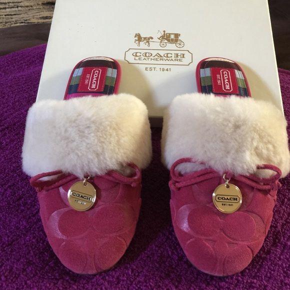 coach slippers on sale