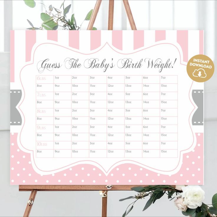 PRINTABLE PINK AND GREY BABY SHOWER WEIGHT GUESSING GAME INSTANT printable-pink-and-grey-baby-shower-weight-guessing-game-instant