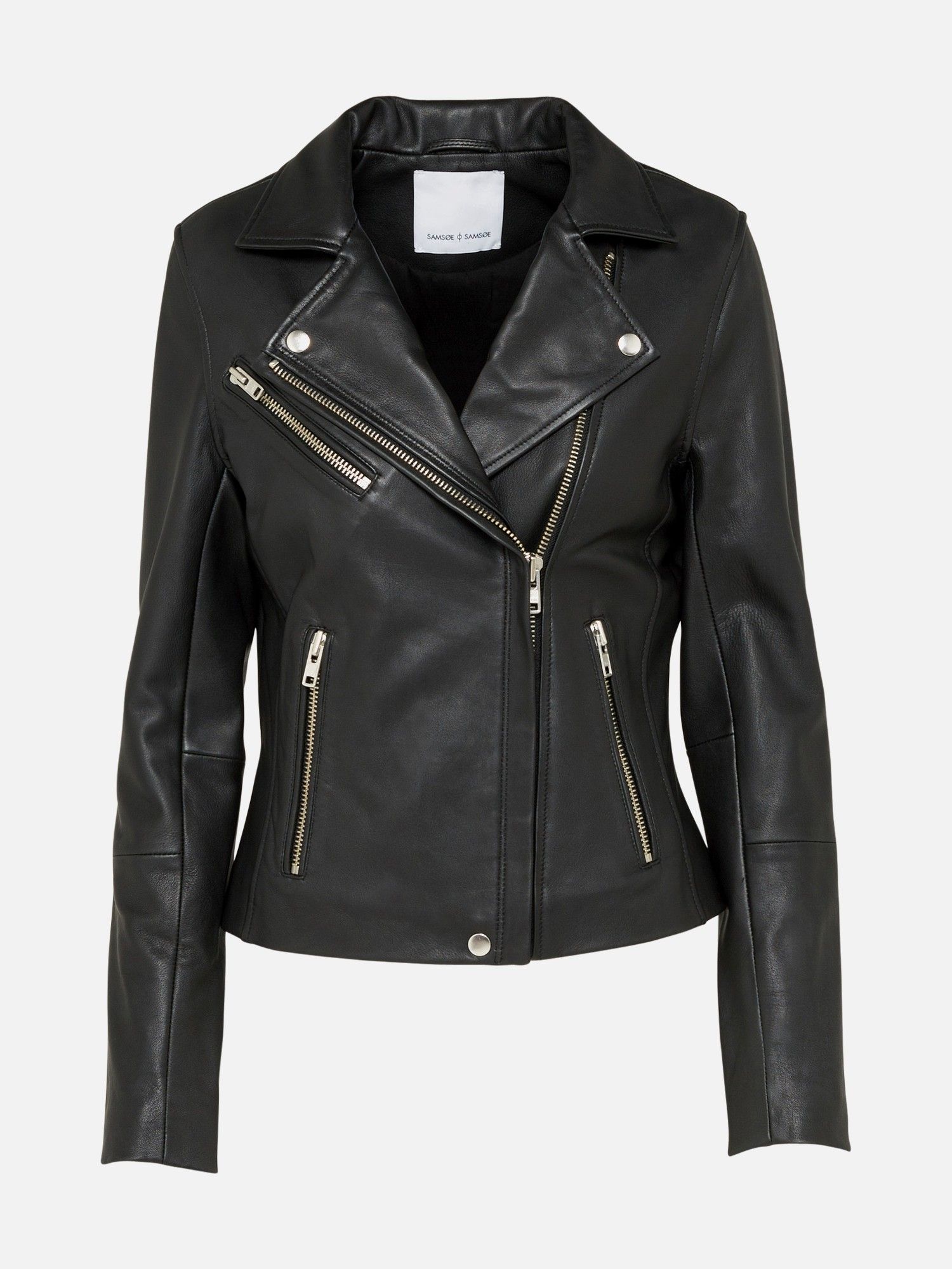 Biker leather jacket from Samsoe & Samsoe @aboutyoude in Biker leather jacket from Samsoe & Samsoe @aboutyoude in