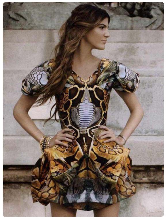 i love it! | Fashion, Snake skin dress, Creative fashion
