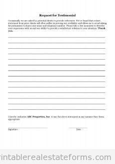 printable sample testimonial letter form legal forms online free how to write testimonial letter