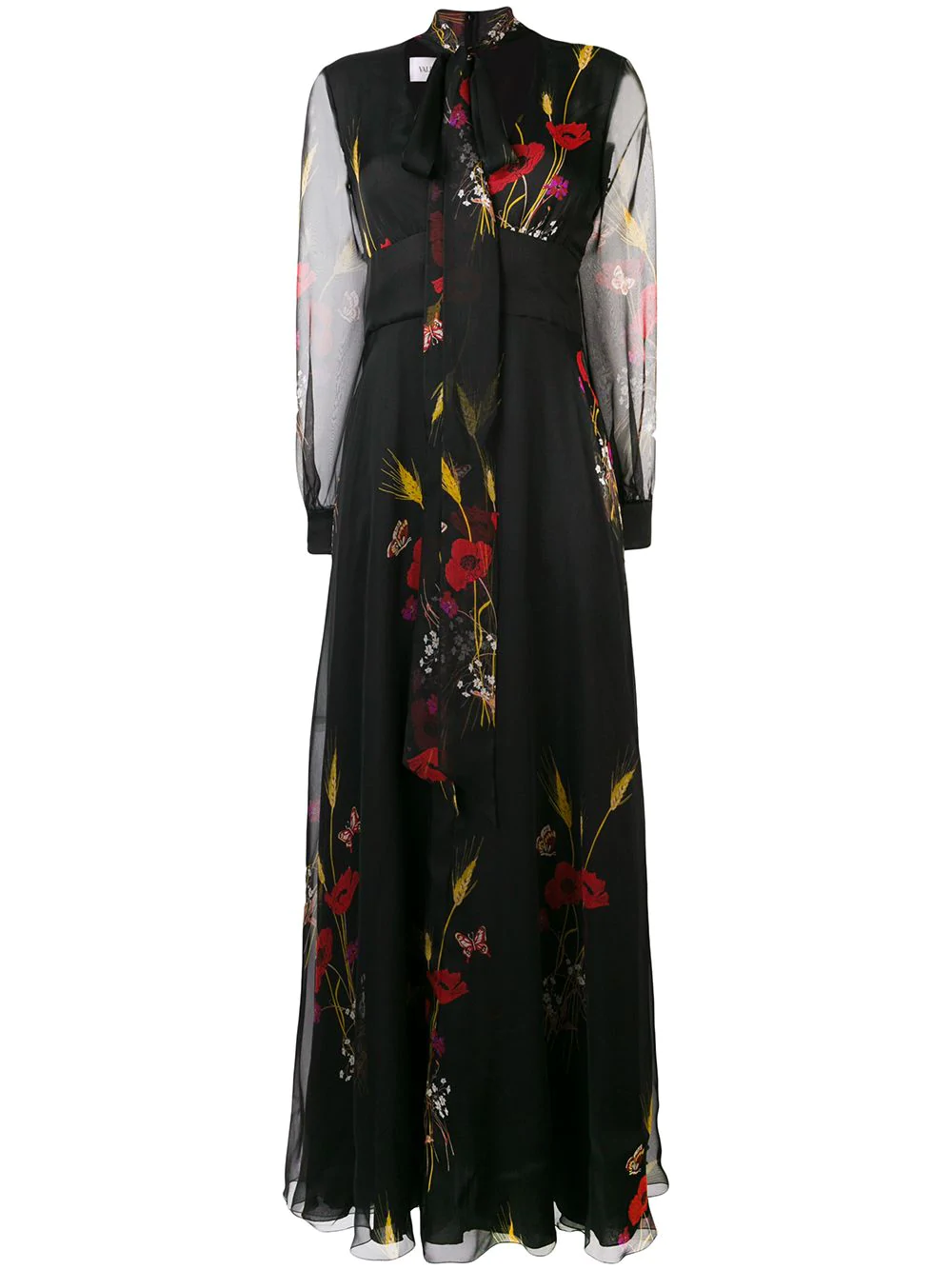 Valentino Floral Print Maxi Dress Farfetch Floral Print Maxi Dress Printed Maxi Dress Floral Print Maxi