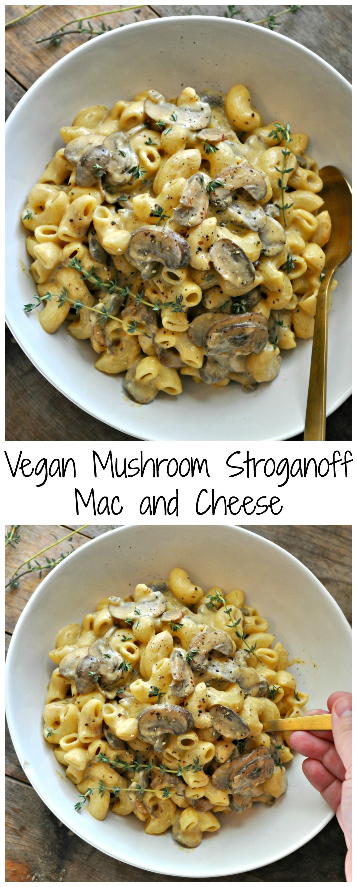 Vegan Mushroom Stroganoff Mac And Cheese Vegan Mushroom Stroganoff Mac And Cheese