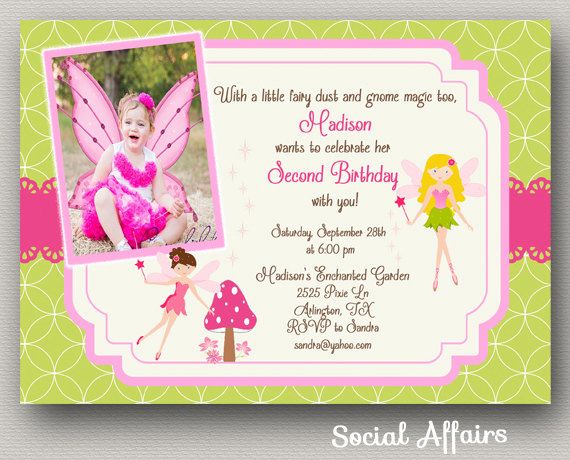 fairy enchanted garden birthday invitation diy by socialaffairs garden birthday invitations