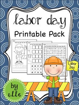 Labor Working day Math and Literacy Printable Pack 1st Quality picture regarding Labor Day Printable named Labor Working day Math and Literacy Printable Pack 1st Quality
