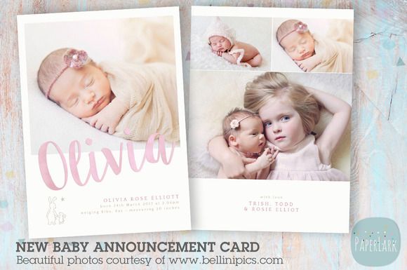 baby card announcements