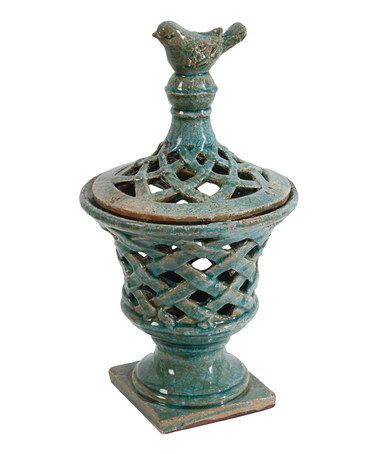 Look What I Found On Zulily Turquoise Bird Jar Zulilyfinds Turquoise Bird Jar Zulilyfinds
