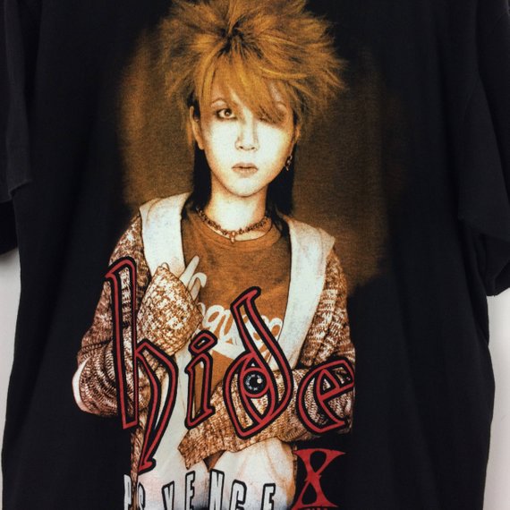 Vintage Hide X Japan Shirt X Japan Shirt Hide Psyence 90 S Metal Shirt Glam Rock Japanese Rock Shirt Alternative Rock Metal Shirts Rock Shirts Glam Rock