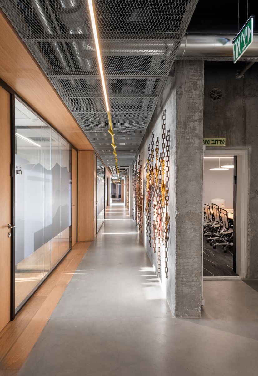 Energy Company Offices - Israel Industrial Office Design, Industrial Interior, Office Interior Design, Office Ceiling Design, Flur Design, Plafond Design, Corporate Interiors, Office Interiors, Commercial Design