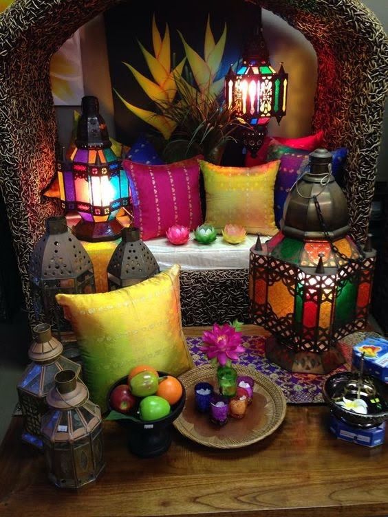 افكار تزيين المنزل فى شهر رمضان Home Ideas In Ramadan Moroccan Home Decor Morrocan Decor Moroccan Interiors