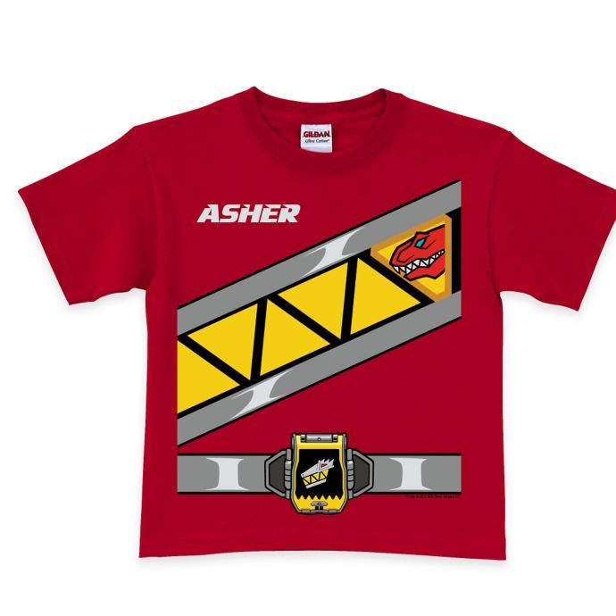 Power Rangers Dino Charge Red Ranger T-Shirt in Red ...