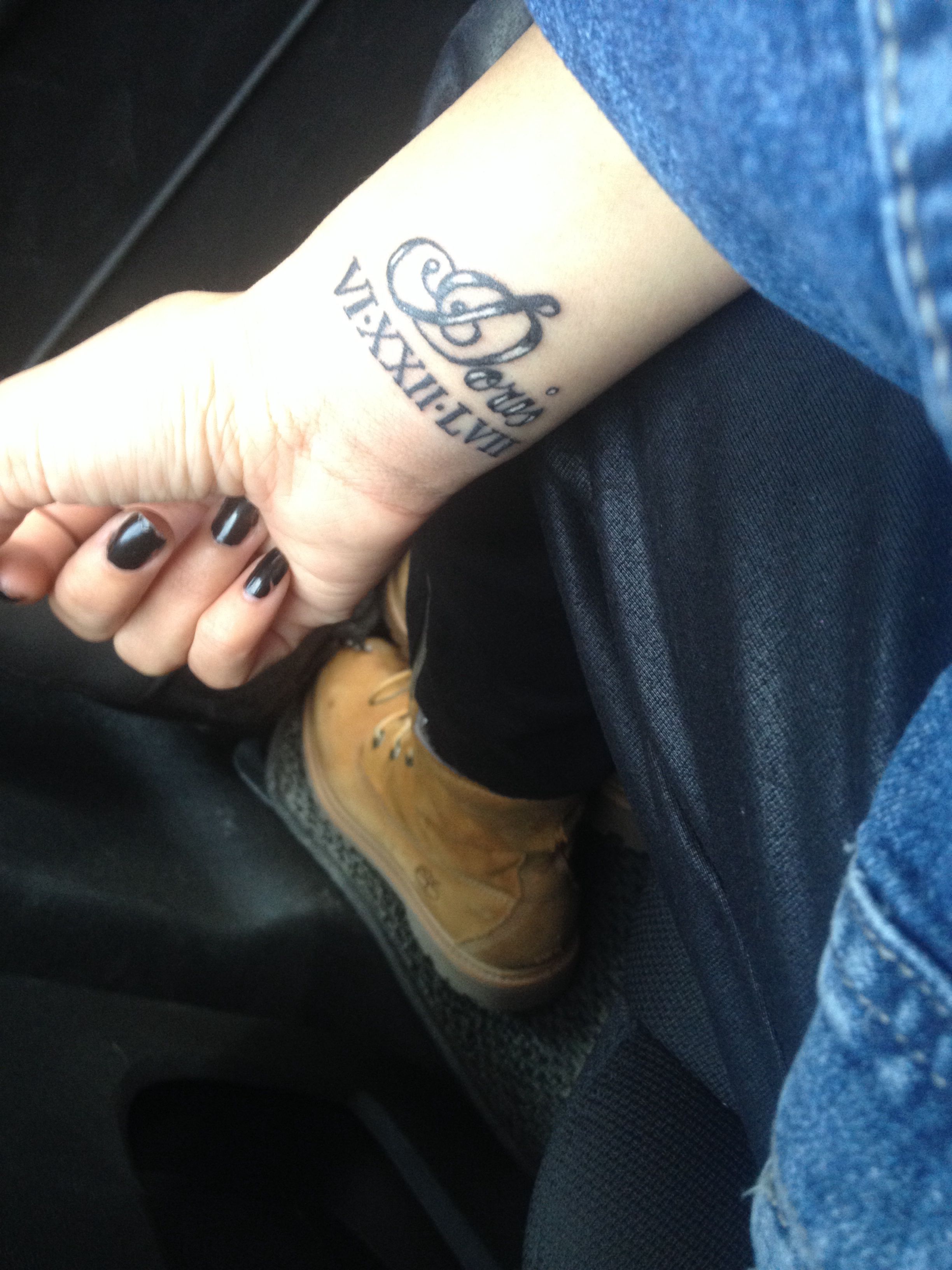 Wrist Writing Tattoos - 35 Graceful Name Tattoos For Your Wrist / While