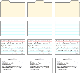 how to print on 3x5 index cards