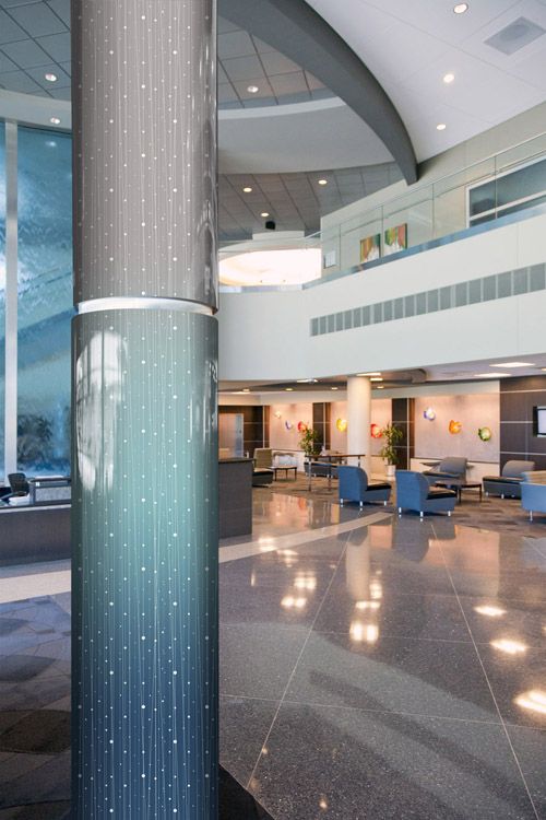 Interior Design Architecture Inspiration Hotel Interior Design Architecture Inspiration Hotel Contemporary Modern Column Covers By Móz Designer Metals In Aurora Cosmos Fog Inviting