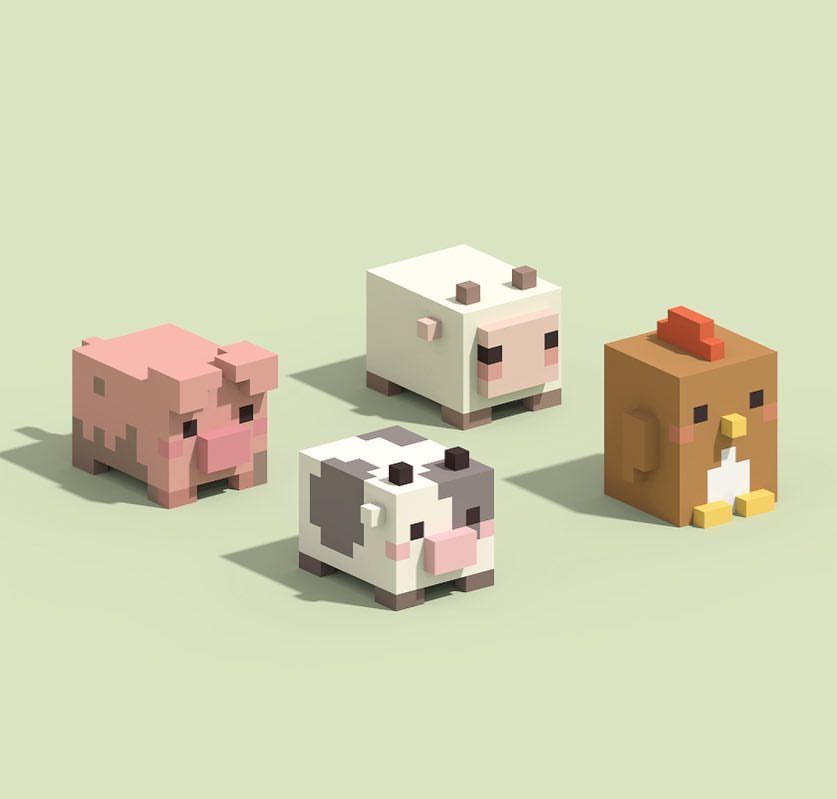 magicavoxel animals magicavoxel animals