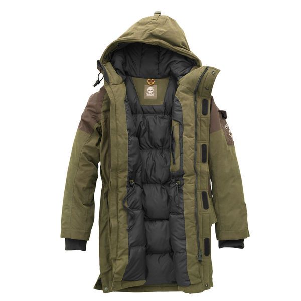 Men S Earthkeepers Premium Waterproof Down Parka Erkek Moda Moda Mont