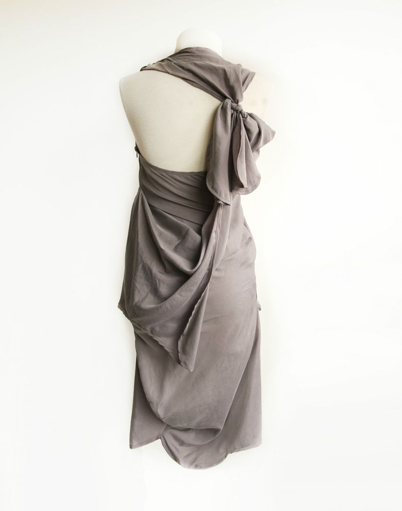 VIVIENNE WESTWOOD Anglomania Angel Knot Asymmetrical Dress