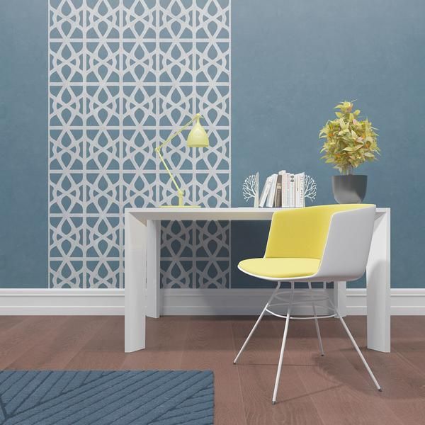 Stencil Parete Soggiorno
Background
