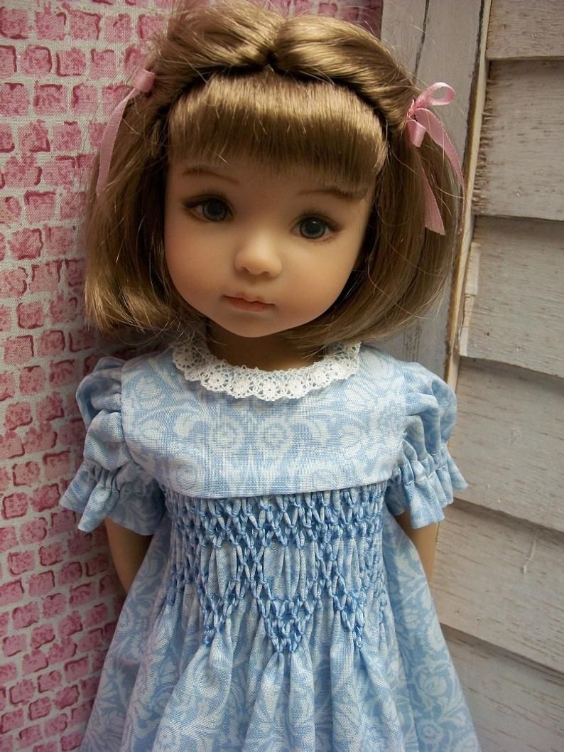 Effner Little Darling NEW Smocking PATTERN for 11/" 12/" BJD and 13/" Bleuette