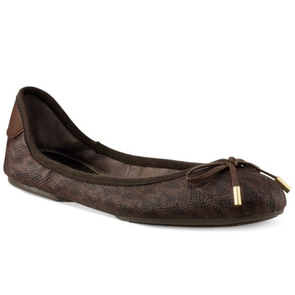 mk city ballet flats