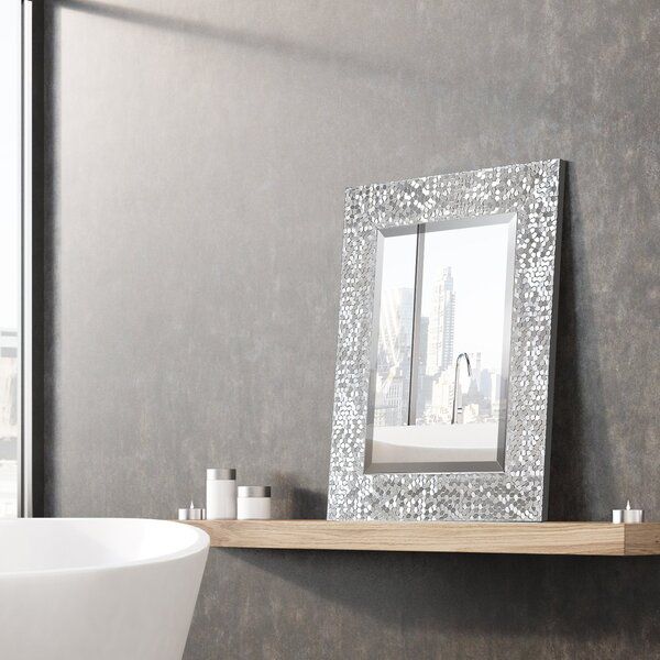 Lavergne Beveled Distressed Accent Mirror Trends Mirrors Wall - Mosaic Rectangular Bathroom Mirror Lavergne Beveled Distressed Accent Mirror Trends Mirrors Wall - Mosaic Rectangular Bathroom Mirror
