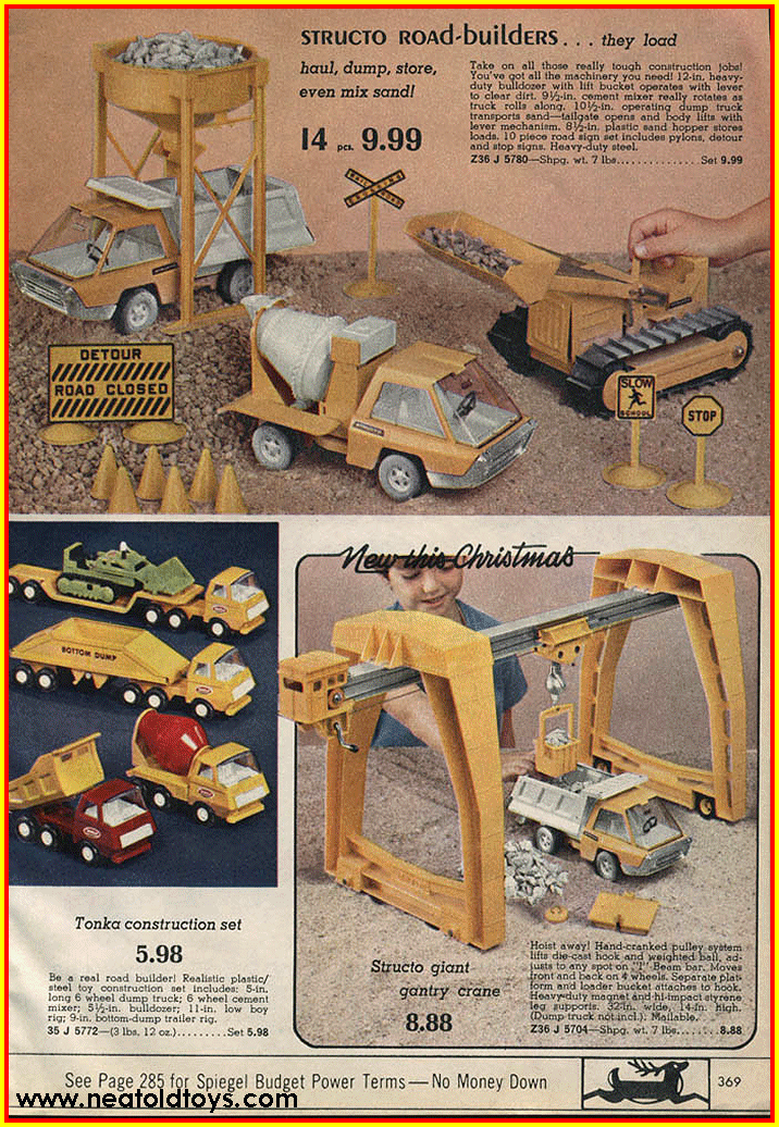 1967 ADVERT Tonka Toy Cement Mixer Truck Nylint Mobile Home Structo Buddy L
