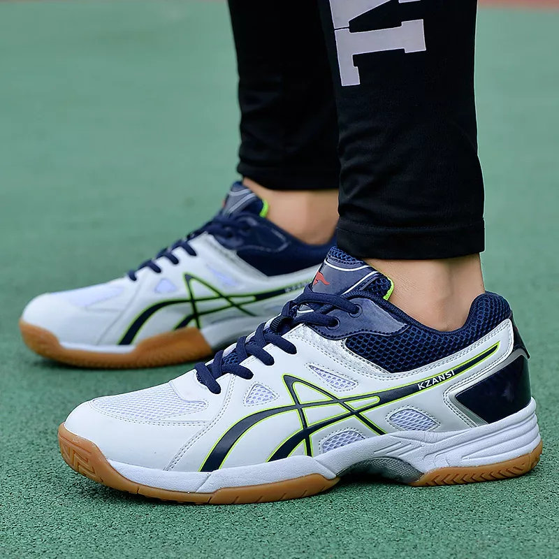 New Professional Tennis Shoes For Men Women Mesh Breathable Badminton Volleyball Shoes Indoor Sport Train In 2021 Mens Tennis Shoes Cheap Tennis Shoes Volleyball Shoes