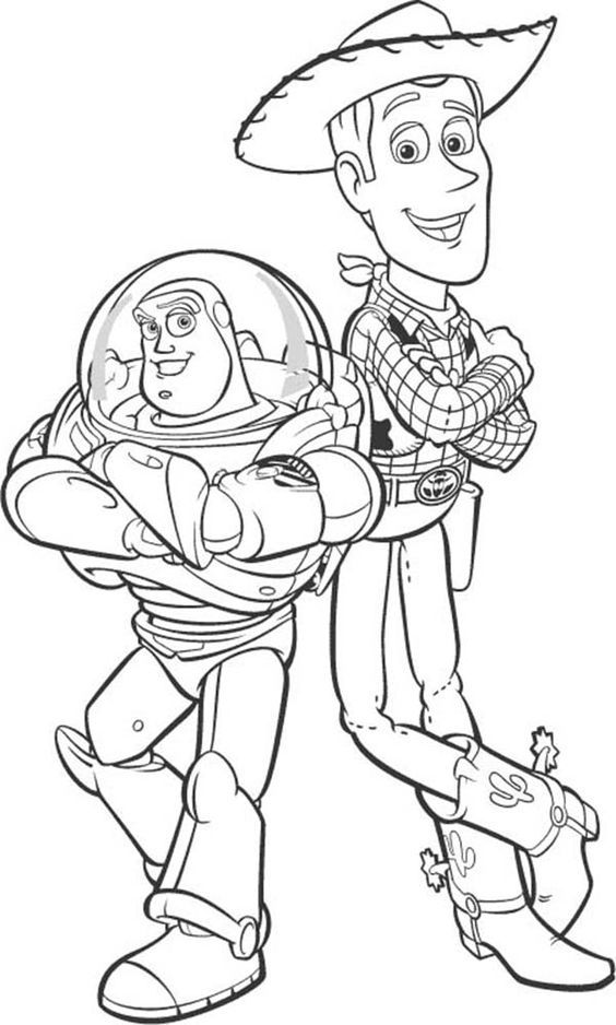 Woody y buzz dibujo sale